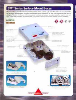 Буклет Siemon Cabling System SM Series Surface Mount Boxes, 55-1688, Баград.рф